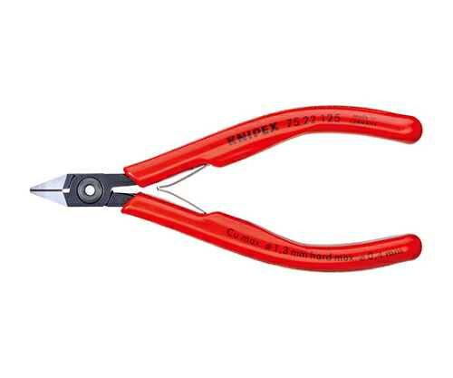 KNIPEX 電子工学ニッパー 1本 7522-125