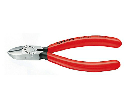 KNIPEX エレクトロニクスニッパー 1本 7601-125