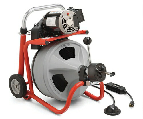 RIDGID Ｋ－４００ＡＦ　Ｗ／Ｃ－４５ＩＷ　ドレンクリーナー 1個 27013
