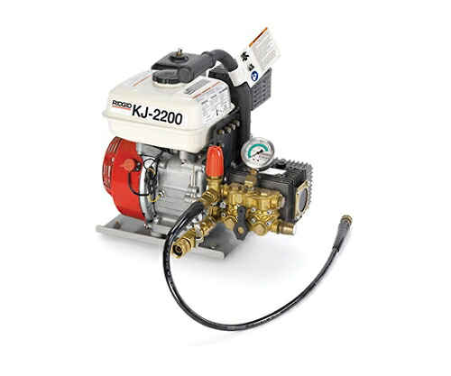 RIDGID ＫＪ－２２００　排水管用高圧洗浄機ジェッター　カートナシ 1個 63877