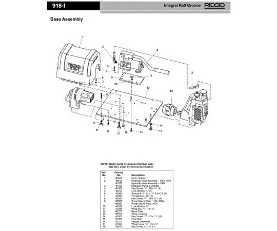 店内全品ポイント5倍★要エントリー★RIDGID モーター　シュラウド　Ｆ／９１８&minus;Ｉ 1個 65557｜Shop de clinic店