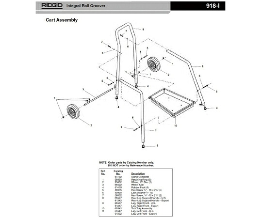 店内全品ポイント5倍★要エントリー★RIDGID トレイアッセンブリー　Ｆ／９１８&minus;Ｉ 1個 65542｜Shop de clinic店 44,196円