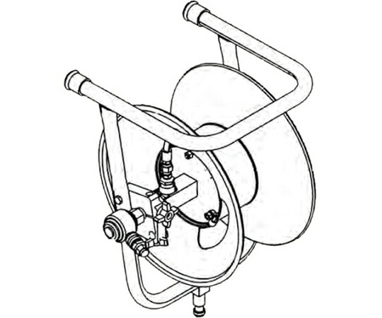 RIDGID Ｈ－５　ミニ　ホースリール　ホースナシ　Ｆ／ＫＪ２２００ 1個 62882