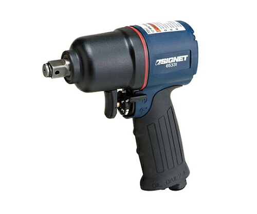SIGNET 軽量コンパクト型エアーインパクトレンチ　１／２ＤＲ 1個 65331