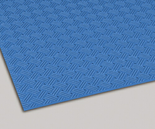 テラモト ダイヤマットグリッド 92×10m 青 1本 MR-159-000-3 研究・実験用品-花・ガーデン・DIY-設備