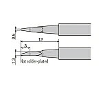太洋電機産業（goot） 替こて先　XST-80G用 0.5mm幅(はんだメッキ無し) 1本 XST-80HRT-0.5NW 7,512円