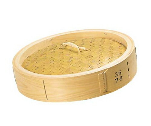 江部松商事 ひのき 中華セイロ 蓋 36糎 1個 486400