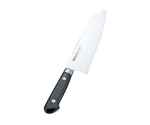 ミソノ モリブデン鋼 ツバ付 三徳庖丁 581 18cm 1個 4889000