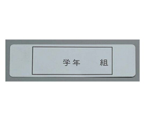オオイ金属 アルマイト ネームプレート 長方型(100枚入)378-1 1組(100枚入) 8059900