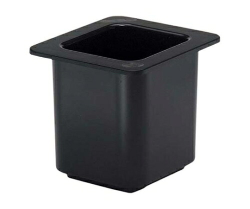 CAMBRO（キャンブロ） キャンブロ コールドフェストフードパン 1/6-15cm 66CFB(110)黒 1個 4133000