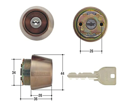 美和ロック（MIWA） MIWA取替用シリンダー 1個 MCY-440 15,637円