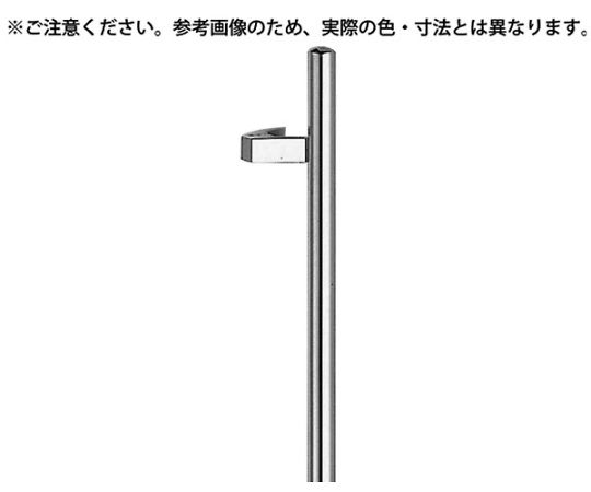 店内全品ポイント5倍★要エントリー★シロクマ L型甲丸丸棒取手600ミリ鏡面 1個 NO-303L|Shop de clinic店
