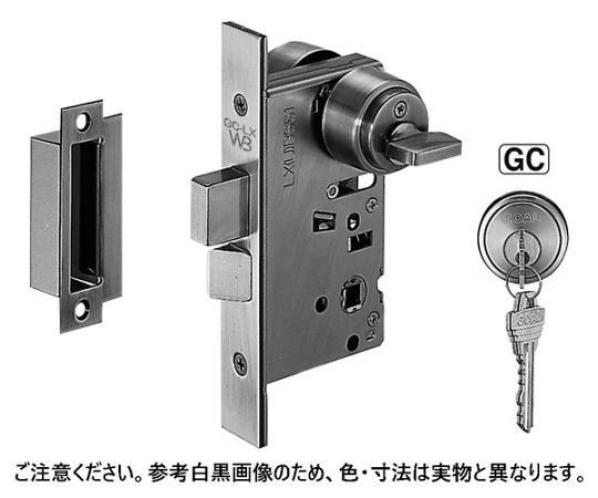 シロクマ GC部屋の入り口錠 BS51黄金色 1個 LX5 花・ガーデン・DIY-研究・実験用品