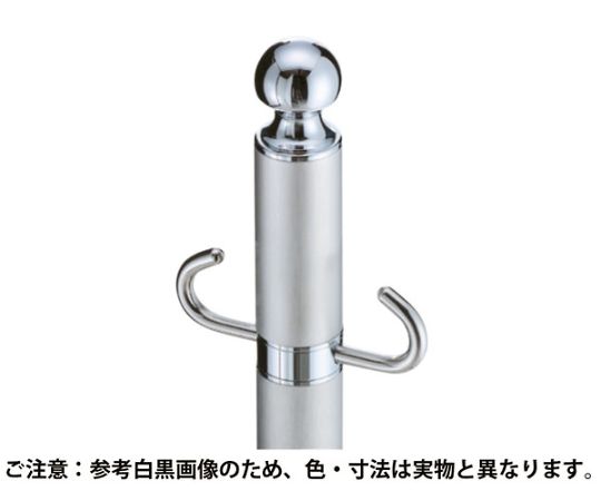 店内全品ポイント5倍★要エントリー★シロクマ フロアパーティションポールクローム/ヘアーライン 1個 FPP0105|Shop de clinic店