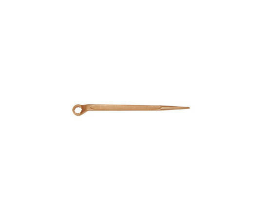 バックスノ 防爆シノ付き60°片口メガネレンチ 19mm 1個 RBKP-19
