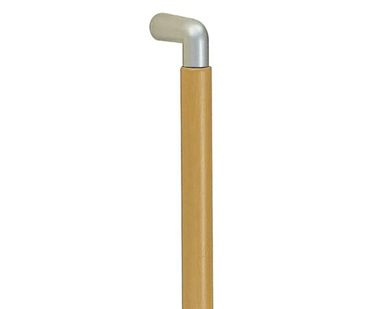 シロクマ ビッグミロ取手 (亜鉛合金＋自然木) メンタイプ 425mm シルバー＋ライトオーク 1個 No.195S