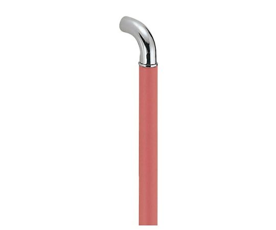 店内全品ポイント5倍★要エントリー★シロクマ 革巻き取手 (ステンレス+レザー) 600mm コーラルピンク 鏡面磨 1個 No.198|Shop de clinic店