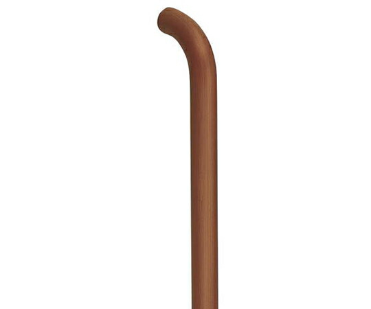 シロクマ アイウッド丸棒取手 (木製) メンタイプ 600mm ダークブラウン 1個 No.288S