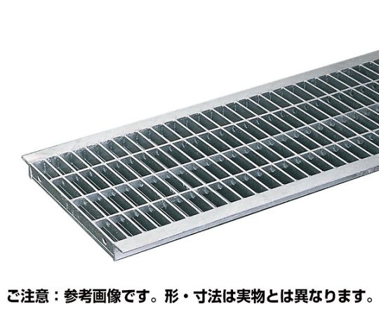 奥岡製作所 溝蓋グレーチング 並目プレーンタイプ U字溝用 歩道用 390×995×25mm 1枚 OKU 40-25
