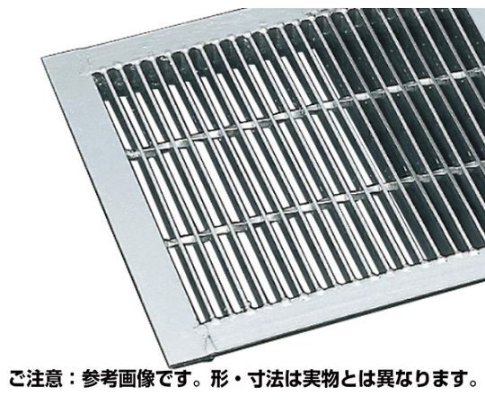 奥岡製作所 桝蓋グレーチング 細目プレーンタイプ 改良桝用 2t以下 435×505×25mm 1枚 OKE-P3 45-25B