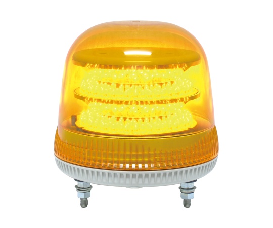 日惠製作所 LED回転灯φ170 ニコモア(黄) AC/DC24V 電子音付 1個 VL17M-024BY