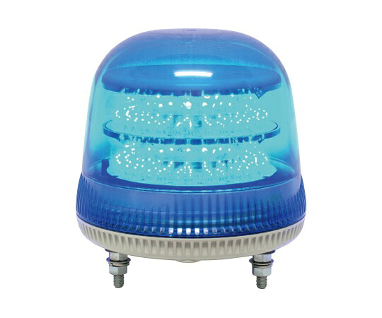 店内全品ポイント5倍★要エントリー★日惠製作所 LED回転灯φ170 ニコモア(青) AC100V 電子音付 1個 VL17M-100BPB｜Shop de clinic店