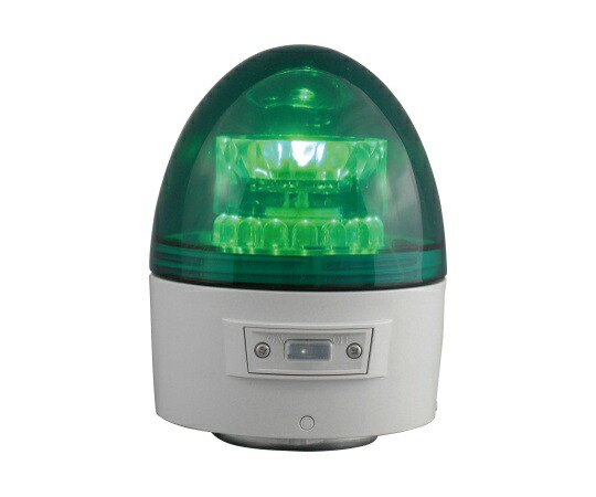 日惠製造所 蓄電池式回転させる灯 φ118 ニコカプセル(緑) 手動 1個 VL11B-003AG