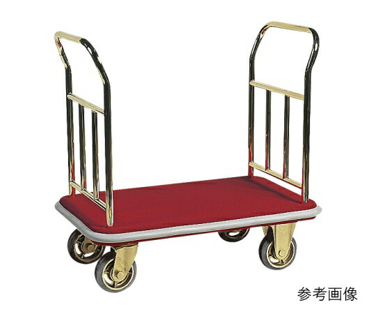 金沢車輌 ブラス小型バゲジカート ダークブラウン 1個 SH-62D ﾀﾞｰｸﾌﾞﾗｳﾝ