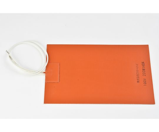 ThreeHigh 【シロキサン対策品】シリコンラバーヒーター100V 200W 125mm×200mm リード線300mm両面テープ(耐熱200℃)付き 1枚 SR100-200-125-200-P-B
