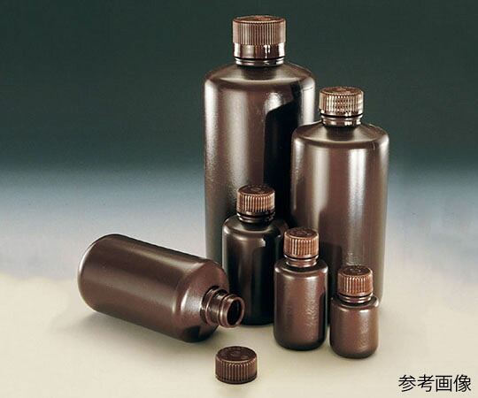 Thermo　Scientific　Nalgene 細口褐色軽量ボトル（HDPE）　125mL 1箱(72本入) DS2085-0004