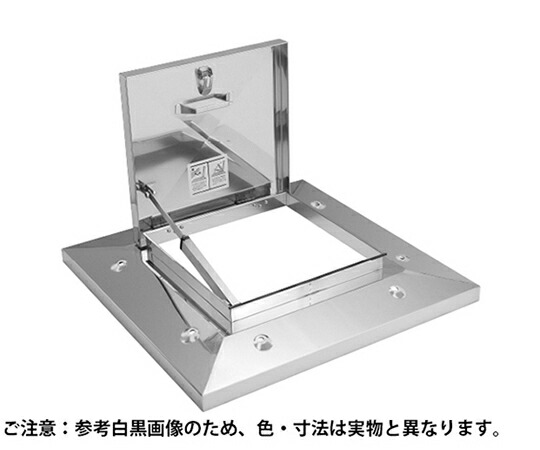 SPG らくらくハッチ 屁っ放り座布団式 600粍角 穴付 ステンレス鋼 1個 OM-61603