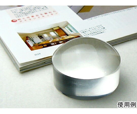 店内全品ポイント5倍★要エントリー★クリアー光学 置き型ルーペ デスクルーペ 5倍 55mm 白ガラスボディ 1個 P-40N|Shop de clinic店