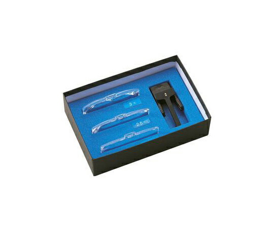 読みやすい光学 メガネ専用ゼムクリップルーペ 2倍/2.5倍/3倍 1個 LH-20SET