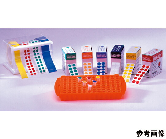 Diversified　Biotech φ9.5mmタフスポット（0.5/1.5mLチューブ用）　マロン 1個(1000ラベル入) T-SPOTS-M