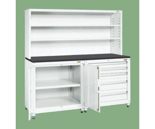 サカエ 庫入れ取り合わせ（据えつける棚・押し入れ遣りくち） W1810×D640×H1800粍 1個 PNH-RC18DW