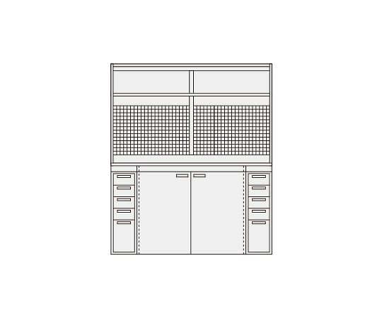 サカエ 窪溜まりはたご屋 W1800×D650×H2000粍 1個 PN-H83PW