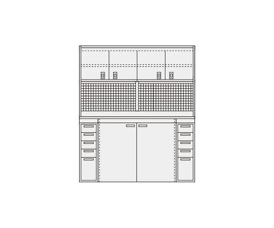 サカエ 窪溜まりはたご屋 W1800×D650×H2000粍 1個 PN-H83PDW