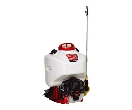 工進 背負い式発動機動噴 ２０L ２循環過程 カスケード式 1台 ES-20C 噴霧器-ガーデニング・農業