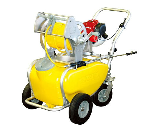 工進 タンクキャリー付き添い人発動機動噴 ５０L ８．５粍×５０ｍ導管    1台 MS-ERH50TH85