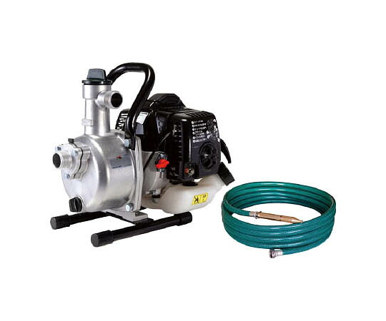 工進 エンジンポンプ　　口径２５ミリ　工進２サイクル　８ｍ洗浄ホース付き 1セット SEV-25LR