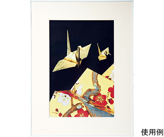 ケンコー・トキナー アルミ額縁　画廊　A3ノビ　ガラス入り　ホワイト 1箱 AGR-A3N-WH