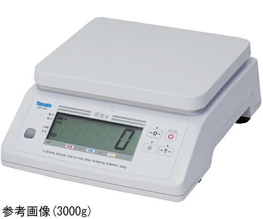 大和製衡 デジタル上皿はかり　秤量6000g 1個 UDS-300K-6