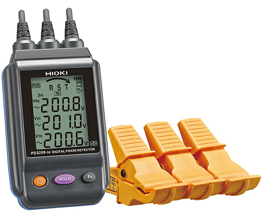 日置電機 電圧計付検相器 1セット PD3259-50