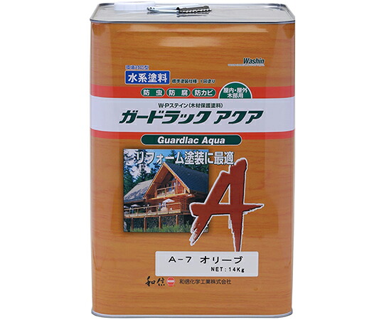 和信ペイント ガードラックアクア　オリーブ　14kg 1個 #950157