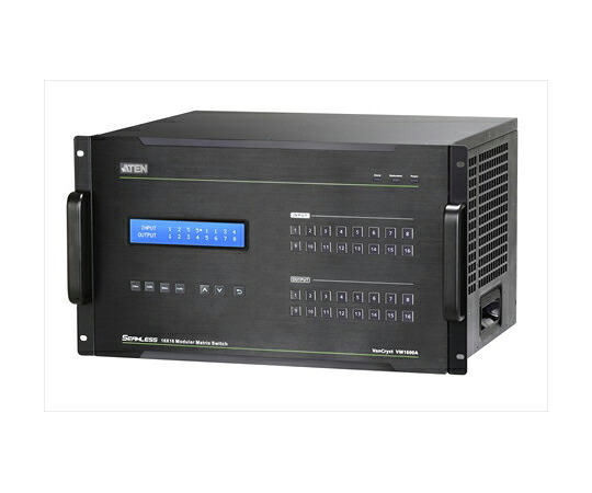 ATENジャパン 16インプット16最終生産物モデュール式マトリックススイッチャー 1式 VM1600A