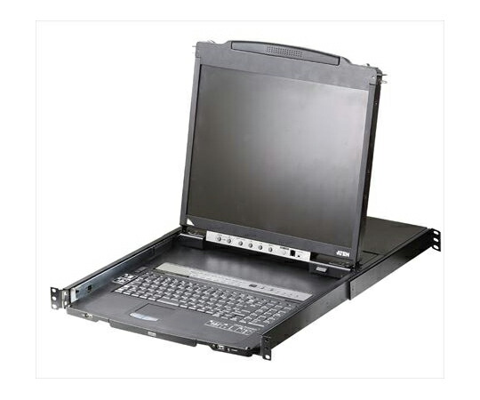 ATENジャパン 19inLCD一体型16界面KVMドロワー 遊撃手軌跡 1式 CL5816NJJS