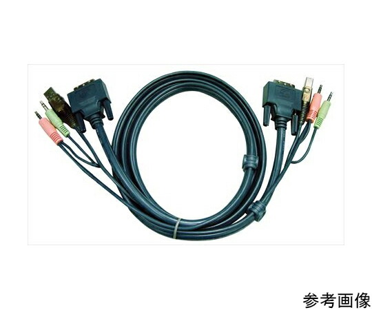 ATENジャパン DVI　KVMケーブル　3m 1式 2L-7D03U