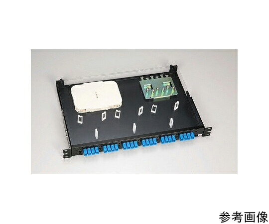TERADA 19in手合い 光成端箱 FPD 1U 24SCアダプター付（磁気テープ芯） 1式 FPD10224T