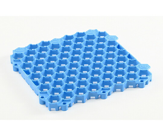 ワタナベ産業 抗菌システムスノコ 捉え所の無い 青味 150mm×150粍 100枚入 1箱(100枚入) HA-1503