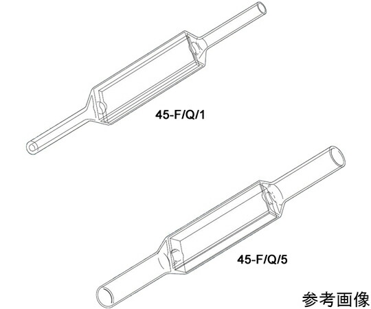 Starna Scientific 蛍光顕微鏡用インラインフロー石英セル　光路長：5.0mm　4.000mL 1個 45-F/Q/5